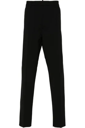 Dsquared2 Broeken, Heren, Zwart, XS, Wol, Zwarte broek