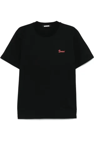 BARROW Tops, Heren, Zwart, M, Jersey T-shirt in zwart