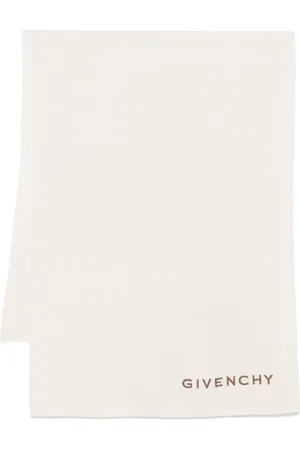 Givenchy Accessoires, Dames, , ONE Size, Wol, 4G Geborduurde Sjaal