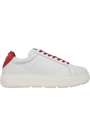 Moschino Schoenen, Dames, Rood, 38 EU, Kleurrijke Sneakers voor Vrouwen