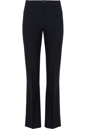 Zadig & Voltaire Broeken, Dames, Blauw, S, Pistol Grain de Poudre Broek