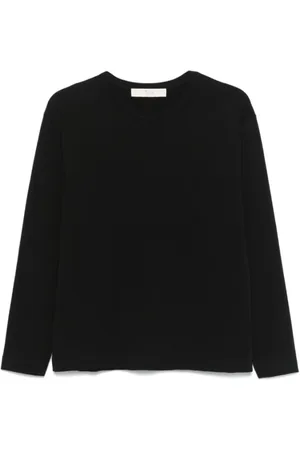 TELA Tops, Dames, Zwart, M, Poeder Roze Top