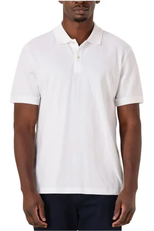 Scotch&Soda Tops, Heren, Wit, S, Heren Logo Pique Polo Shirt