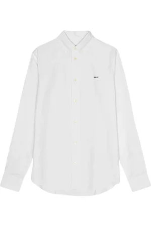 NN.07 Overhemden, Heren, Wit, 2Xl, Katoen, Klassieke Witte Oxford Button-Down Shirt