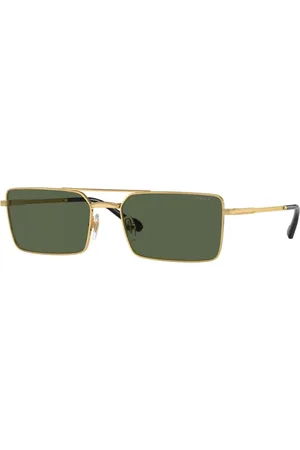 vogue Accessoires, Heren, Geel, 55 MM, Stijlvolle zonnebril