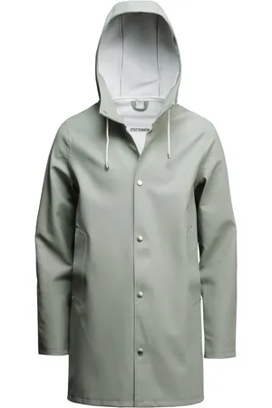 Stutterheim Jassen, unisex, Groen, M, Stijlvol Waterdicht Regenjas