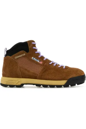 Autry Schoenen, Heren, Bruin, 39 EU, Suède, Bruine Suède Stijlvolle Sneakers