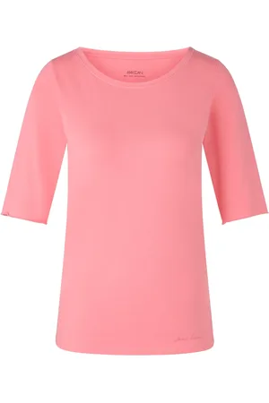 Marc Cain Tops, Dames, Roze, XL, Katoen, Casual T-shirt met halve mouwen