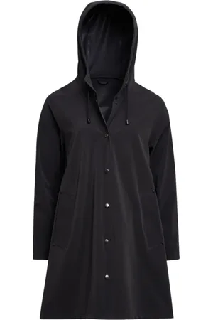 Stutterheim Jassen, Dames, Zwart, XS, Lichtgewicht Matte A-Lijn Regenjas