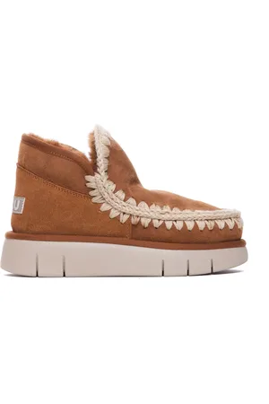Mou Schoenen, Dames, Bruin, 39 EU, Suède, Bruine Sneakers