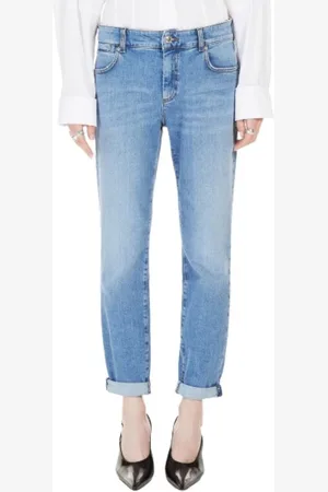 Max Mara Jeans, Dames, Blauw, W25, Denim, Vintage Denim Cigarette Jeans