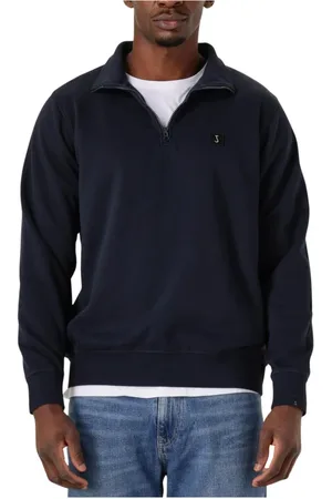 Butcher of Blue Sweatshirts & Hoodies, Heren, Blauw, L, Army Half Zip Sweater