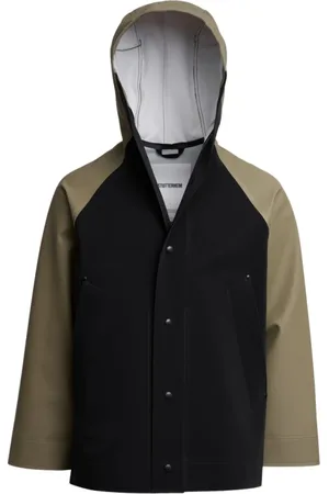 Stutterheim Jassen, Heren, Zwart, M, Weerbestendige Hooded Jacket