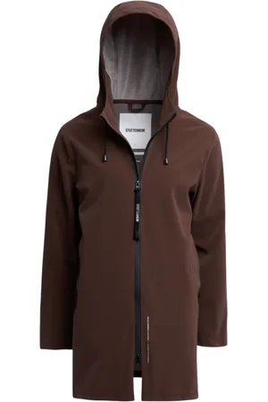 Stutterheim Jassen, Heren, Bruin, S, Lichtgewicht Rits Matte Regenjas