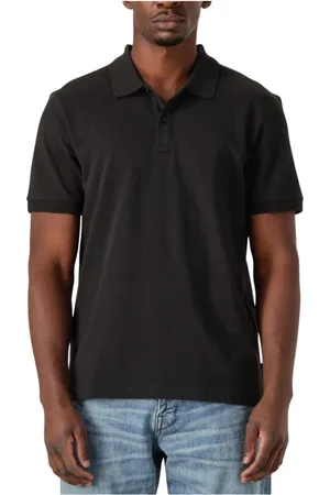 Scotch&Soda Tops, Heren, Zwart, S, Heren Logo Pique Polo Shirt