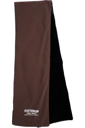 Stutterheim Accessoires, unisex, Bruin, ONE Size, Omkeerbare Waterdichte Nep Bont Sjaal