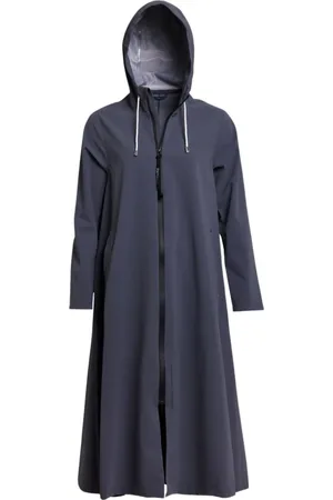 Stutterheim Jassen, Dames, Blauw, S, Lichtgewicht Matte Rits Regenjas