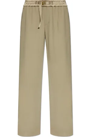 Ami Broeken, Dames, Groen, L, Broek met riem