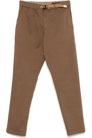White Sand Broeken, Heren, Bruin, M, Bruine Broek met Trekkoord en Zakken