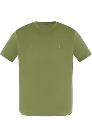 AllSaints Tops, Heren, Groen, M, Katoen, T-shirt `Brace`