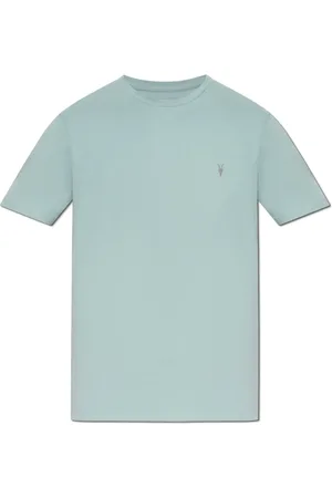 AllSaints Tops, Heren, Blauw, S, Katoen, T-shirt 