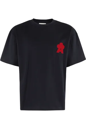 A PAPER KID Tops, Heren, Blauw, M, Katoen, Casual Katoenen T-shirt
