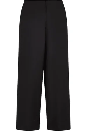 Annette Görtz Broeken, Dames, Zwart, 2Xl, Polyester, Zwarte Anja Broek Minimalistisch Ontwerp