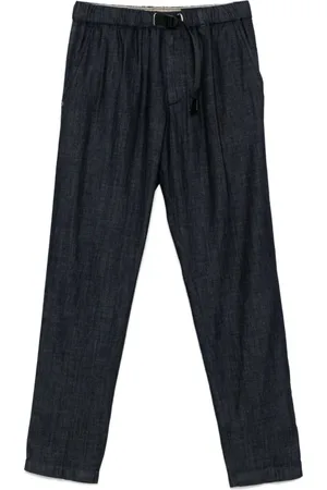 White Sand Broeken, Heren, Blauw, M, Blauwe elastische taille broek