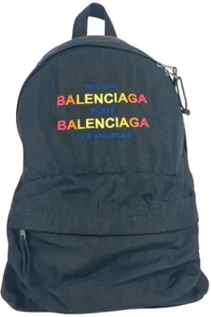 Balenciaga Pre-owned, unisex, Zwart, ONE Size, Pre-owned Fabric backpacks