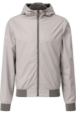 MOORER Jassen, Heren, Grijs, L, Nylon, Omkeerbare functionele jas