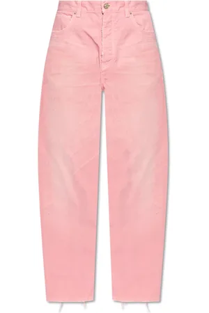 Balenciaga Jeans, Dames, Roze, 2Xs, Katoen, Jeans met zakken