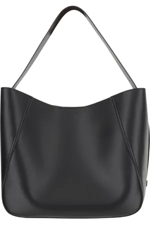 Armarium Tassen, Dames, Zwart, ONE Size, Leer, Zwarte lamsvacht leren tote tas