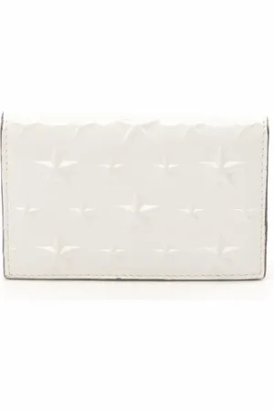 Jimmy Choo Pre-owned, Dames, Wit, ONE Size, Leer, Tweedehands leren portemonnees