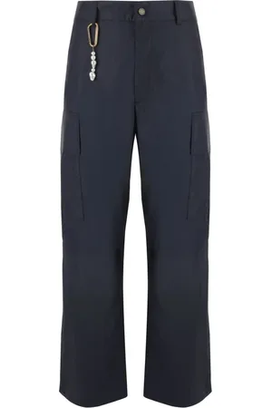 DARKPARK Broeken, Heren, Blauw, S, Katoen, Navy Katoenen Twill Trekkoordbroek