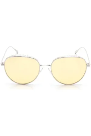 Jimmy Choo Pre-owned, Dames, Grijs, ONE Size, Pre-owned Metal sunglasses