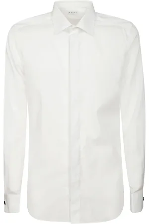 Xacus Overhemden, Heren, Wit, 3Xl, Katoen, Witte Katoenen Overhemd met Kraag en Manchetten