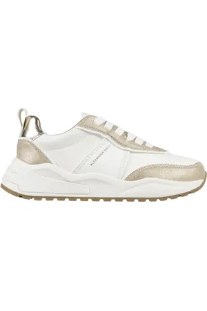Alexander Smith Schoenen, Dames, Wit, 38 EU, Katoen, Eco-Dover Woman Gold