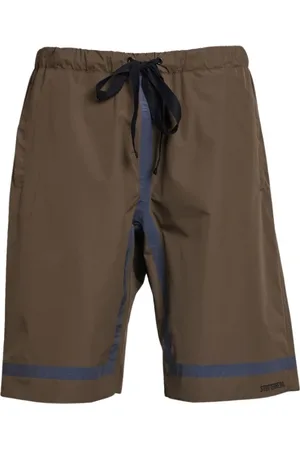 Stutterheim Korte broeken, Heren, Groen, L, Nylon, Reflecterende Dash Shorts
