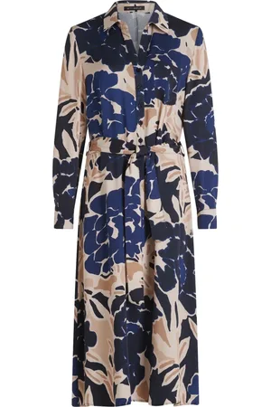 Betty Barclay Kleedjes, Dames, Veelkleurig, 3Xl, Geblokte Jurk Trendy Stijl