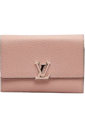LOUIS VUITTON Pre-owned, Dames, Roze, ONE Size, Leer, Tweedehands leren portemonnees