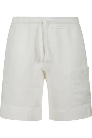 Ten Cate Korte broeken, Heren, Wit, L, Katoen, Witte Katoenen Bermuda Shorts met Trekkoord