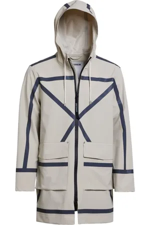 Stutterheim Jassen, Heren, , M, Waterdichte regenjas met reflecterende strepen