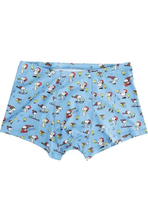 MC2 SAINT BARTH Ondergoed, Heren, Blauw, M, Snoopy Print Boxer Limited Edition
