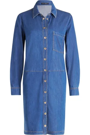 Betty Barclay Kleedjes, Dames, Blauw, 3Xl, Knoopsluiting Jurk