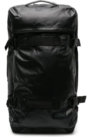 Eastpak Koffers, Heren, Zwart, ONE Size, Polyester, Zwarte Tarp Zachte Trolley Koffer