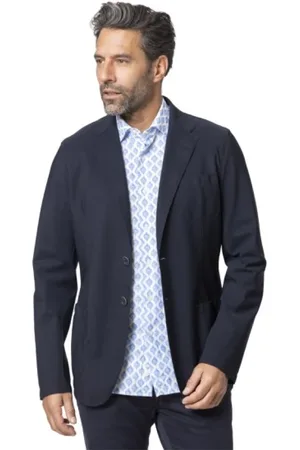 HERNO Jassen, Heren, Blauw, L, Marineblauwe Blazer