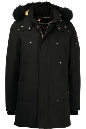 Moose Knuckles Jassen, Heren, Zwart, L, Katoen, Stirling Parka