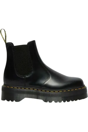 Dr. Martens Schoenen, Dames, Zwart, 40 EU, Leer, 2976 Platform Chelsea Boots