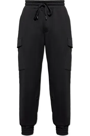 Dolce & Gabbana Broeken, Heren, Zwart, M, Katoen, Trainingsbroeken