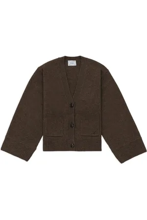 Axel Arigato Truien, Dames, Bruin, S, Wol, Memory Relaxed Cardigan